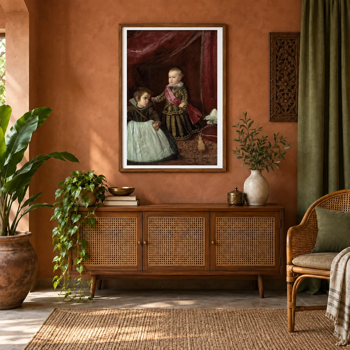 Don Baltasar Carlos With A Dwarf — Modern & Contemporary shown in a styled interior