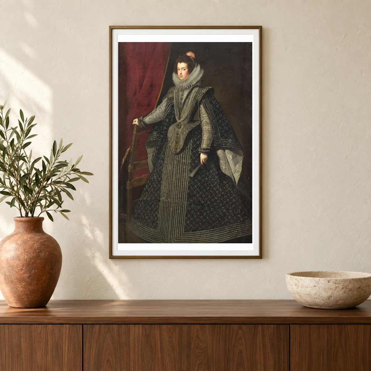 Isabella Of Bourbon. First Queen Of King Philip Iv (1613 1660) — Modern & Contemporary shown in a styled interior