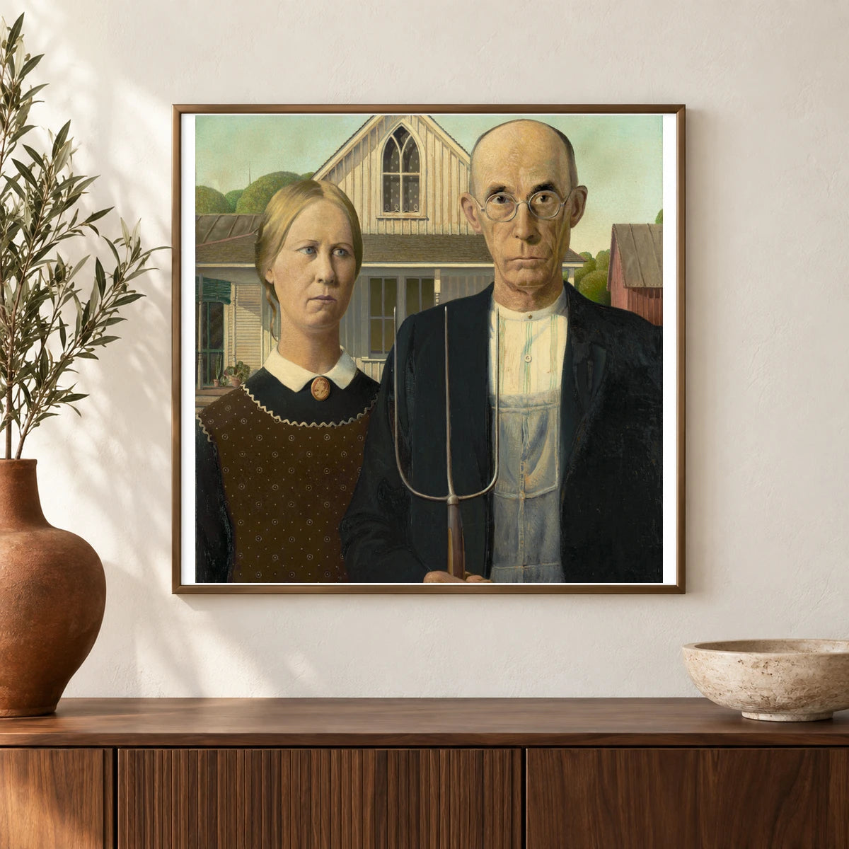 American Gothic (1930) — Modern & Contemporary shown in a styled interior