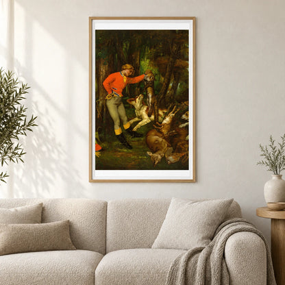 After The Hunt (ca. 1859) — Modern & Contemporary shown in a styled interior