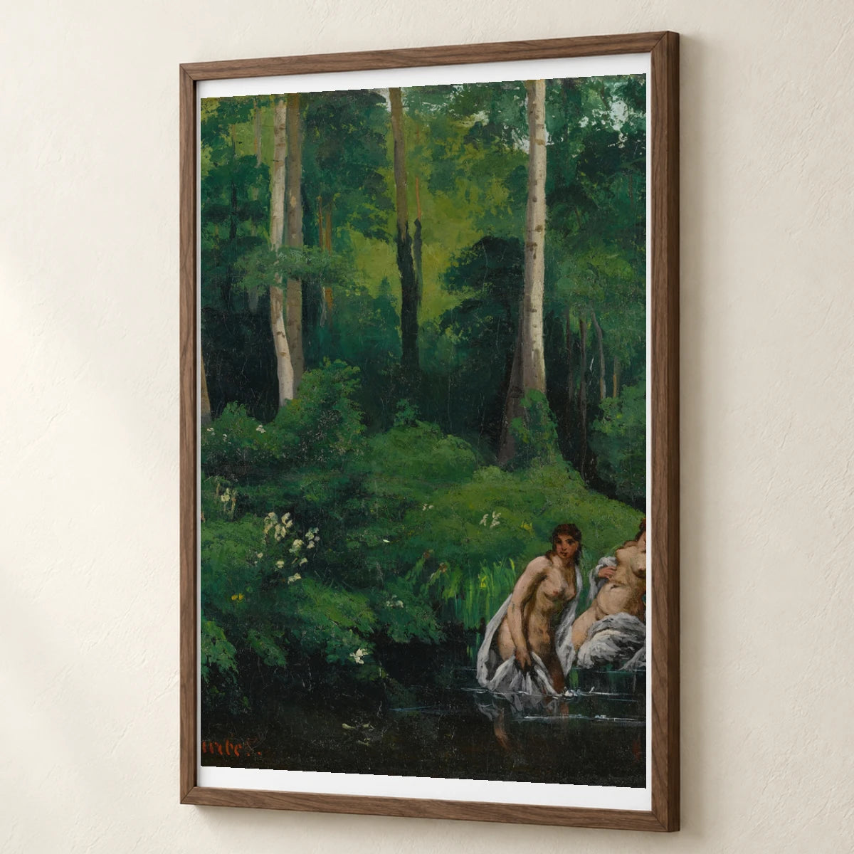 Baigneuses Dans La Forêt — Modern & Contemporary modern & contemporary art print by SaamCrafts