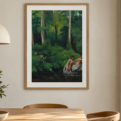 Baigneuses Dans La Forêt — Modern & Contemporary shown in a styled interior