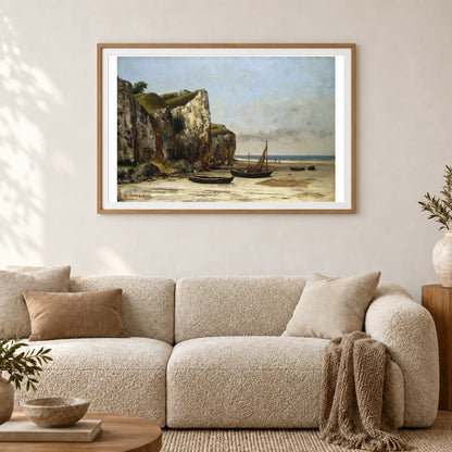 Beach In Normandy (c. 1872 1875) — Modern & Contemporary shown in a styled interior