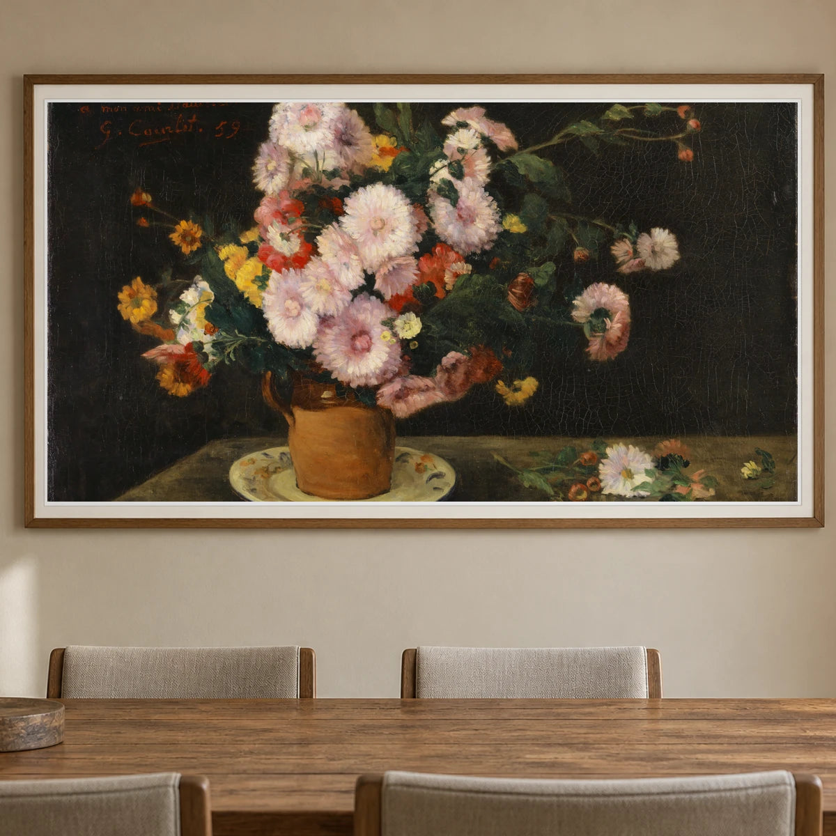 Bouquet Of Asters — Modern & Contemporary shown in a styled interior