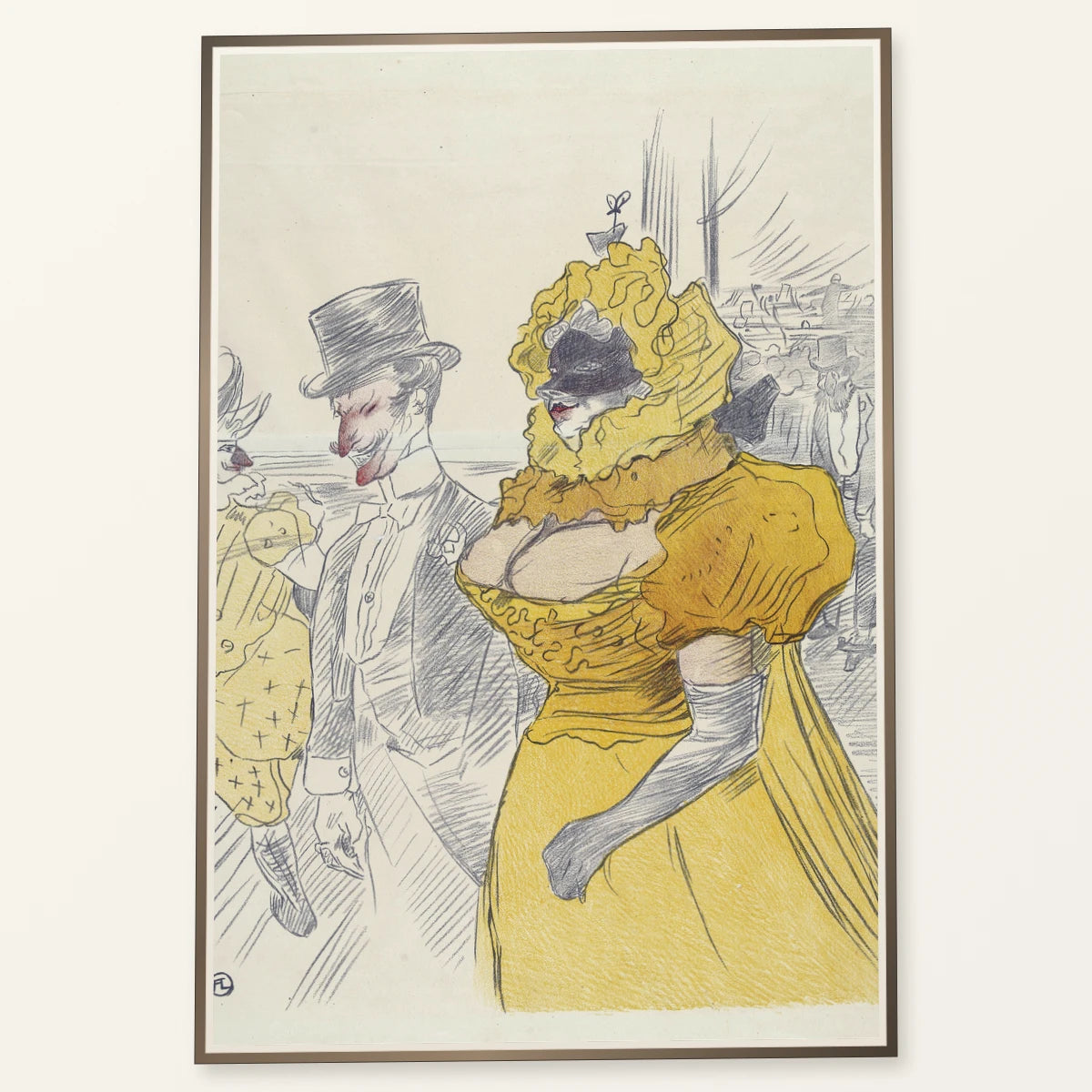 Affiche Au Bal Des Etudiants (1900) — Modern & Contemporary modern & contemporary art print by SaamCrafts