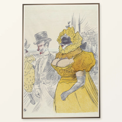 Affiche Au Bal Des Etudiants (1900) — Modern & Contemporary modern & contemporary art print by SaamCrafts