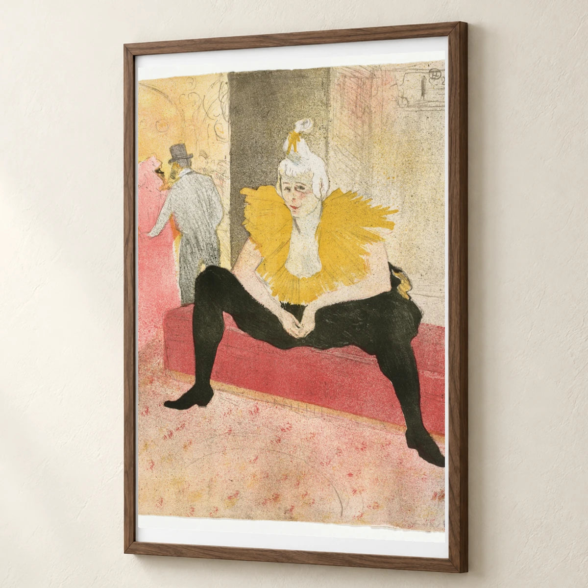 Elles, The Seated Clown, Mlle Cha U Ka O — Modern & Contemporary modern & contemporary art print by SaamCrafts