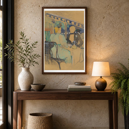 Fashionable People At Les Ambassadeurs (aux Ambassadeurs Gens Chic) — Modern & Contemporary shown in a styled interior