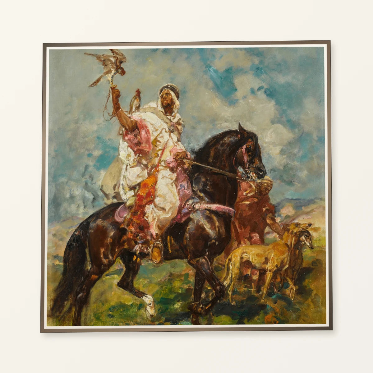 The Falconer (1926) — Modern & Contemporary modern & contemporary art print by SaamCrafts