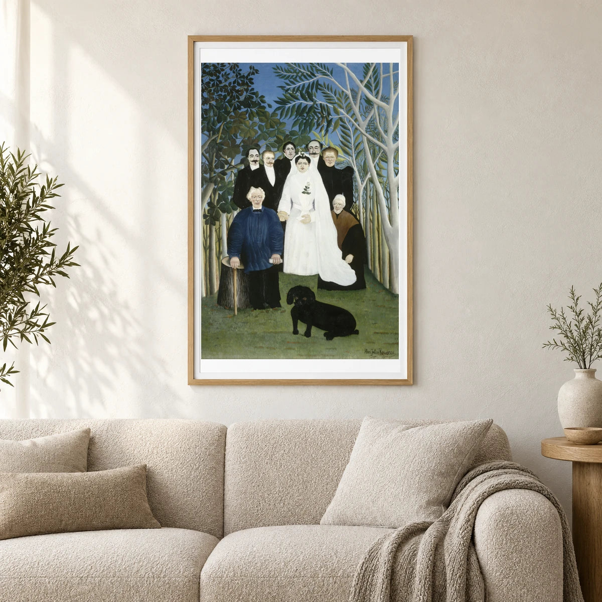 The Wedding Party (circa 1905) — Modern & Contemporary shown in a styled interior