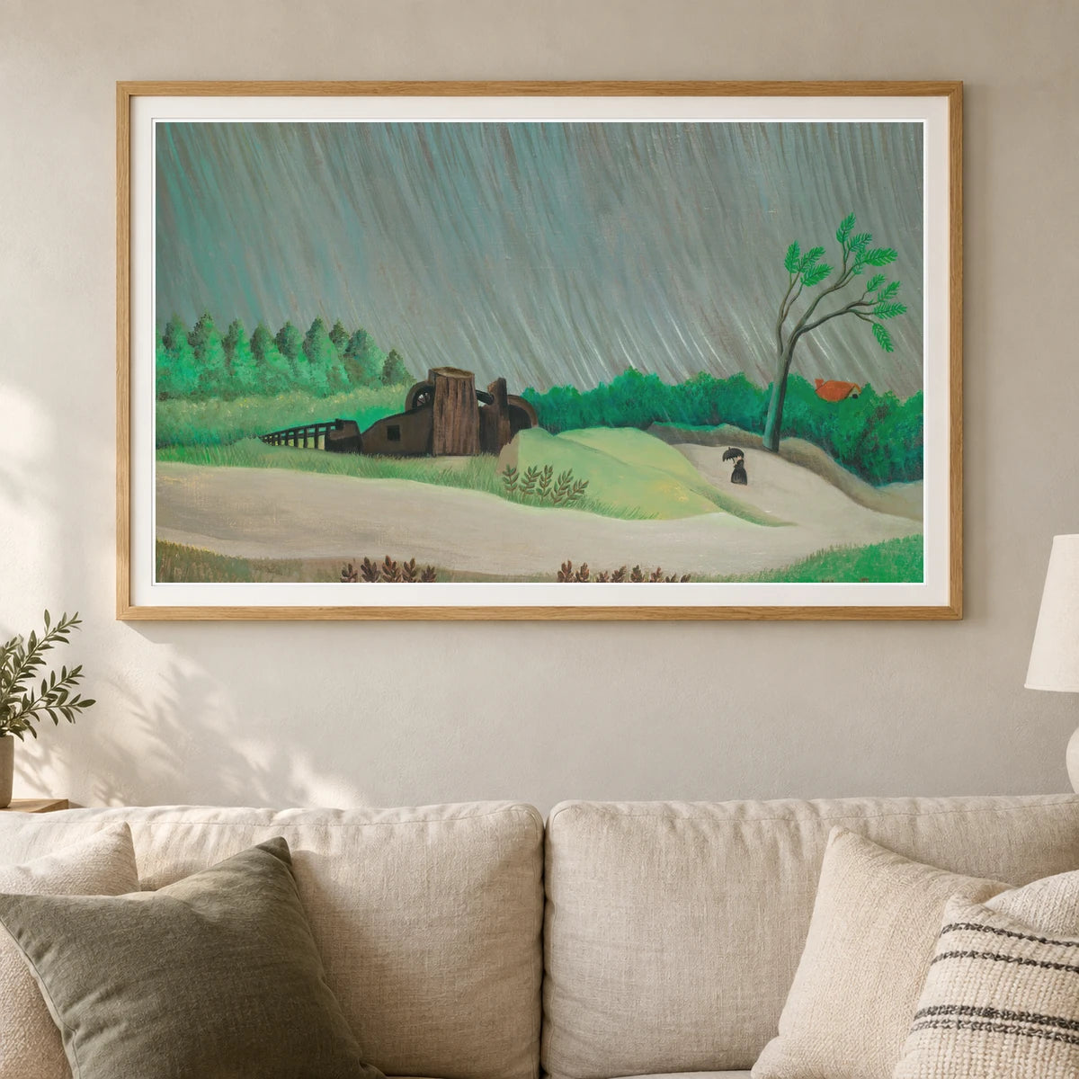 Un Matin De Pluie (1896 97) — Modern & Contemporary shown in a styled interior