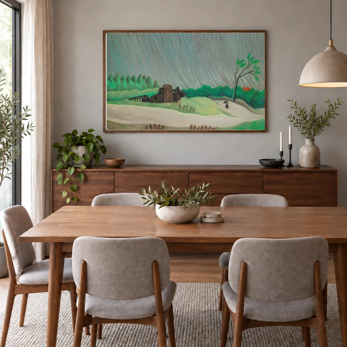 Un Matin De Pluie (1896 97) — Modern & Contemporary shown in a styled interior