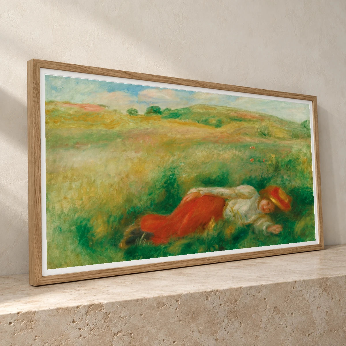 Femme Couchée Dans L’herbe — Pierre-Auguste Renoir pierre-auguste renoir print by SaamCrafts
