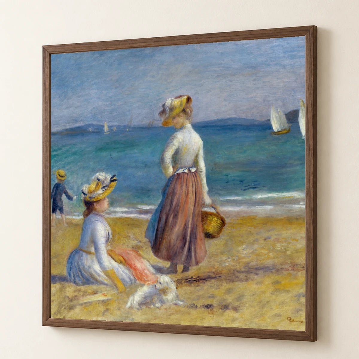 Figures On The Beach — Pierre-Auguste Renoir pierre-auguste renoir print by SaamCrafts