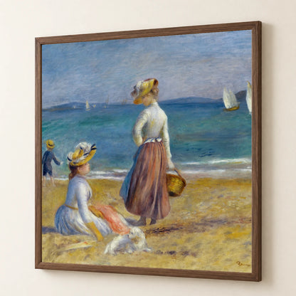 Figures On The Beach — Pierre-Auguste Renoir pierre-auguste renoir print by SaamCrafts