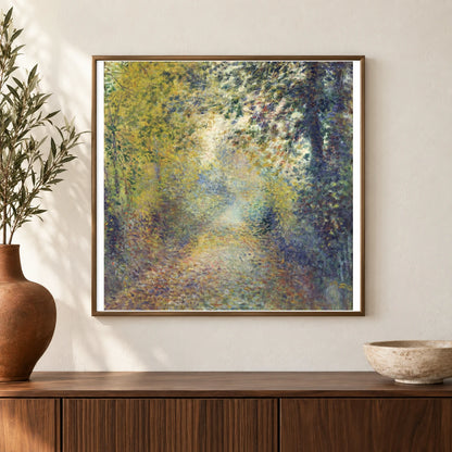 In The Woods — Pierre-Auguste Renoir shown in a styled interior