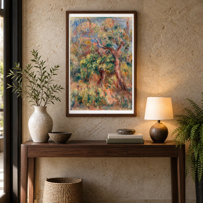 Landscape (paysage) (1916) — Pierre-Auguste Renoir shown in a styled interior