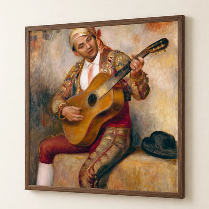 The Spanish Guitarist — Pierre-Auguste Renoir pierre-auguste renoir print by SaamCrafts