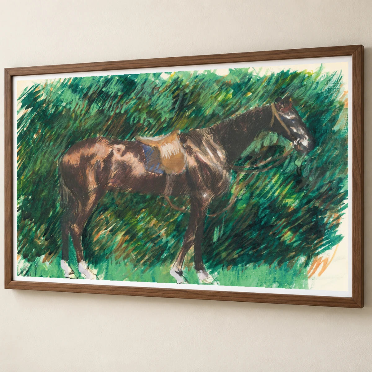 Un Cheval — Pierre-Auguste Renoir pierre-auguste renoir print by SaamCrafts