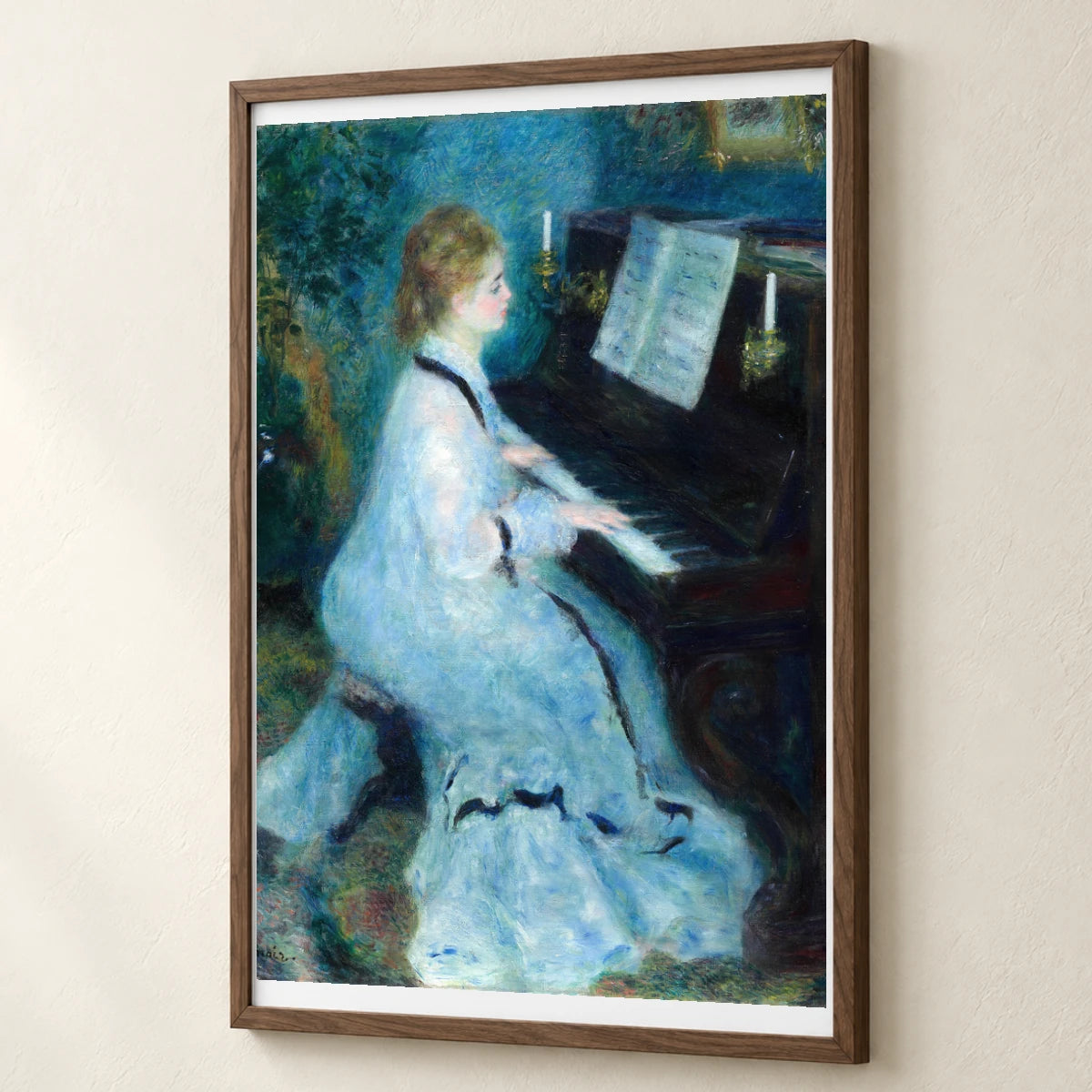 Woman At The Piano — Pierre-Auguste Renoir pierre-auguste renoir print by SaamCrafts
