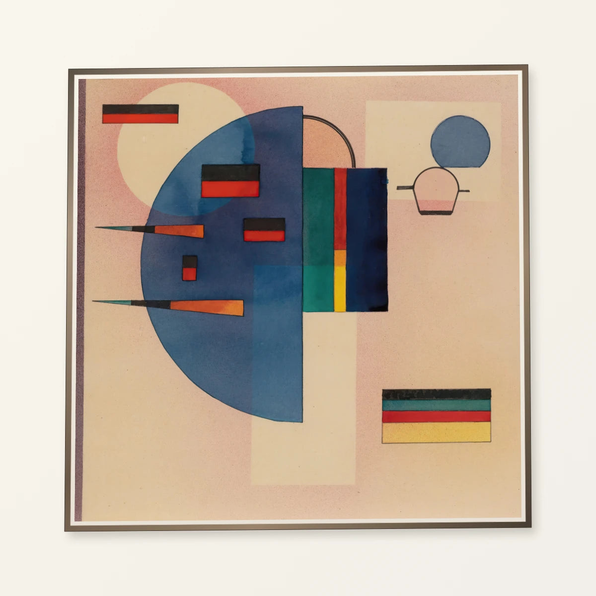 Wassily Kandinsky Beruhigt (calmed) (1931) — Wassily Kandinsky wassily kandinsky print by SaamCrafts