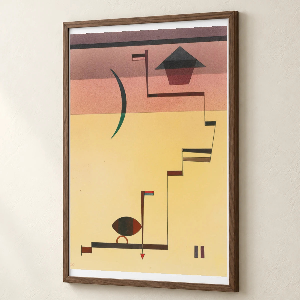 Wassily Kandinsky Eckig (angular) (1931) — Wassily Kandinsky wassily kandinsky print by SaamCrafts