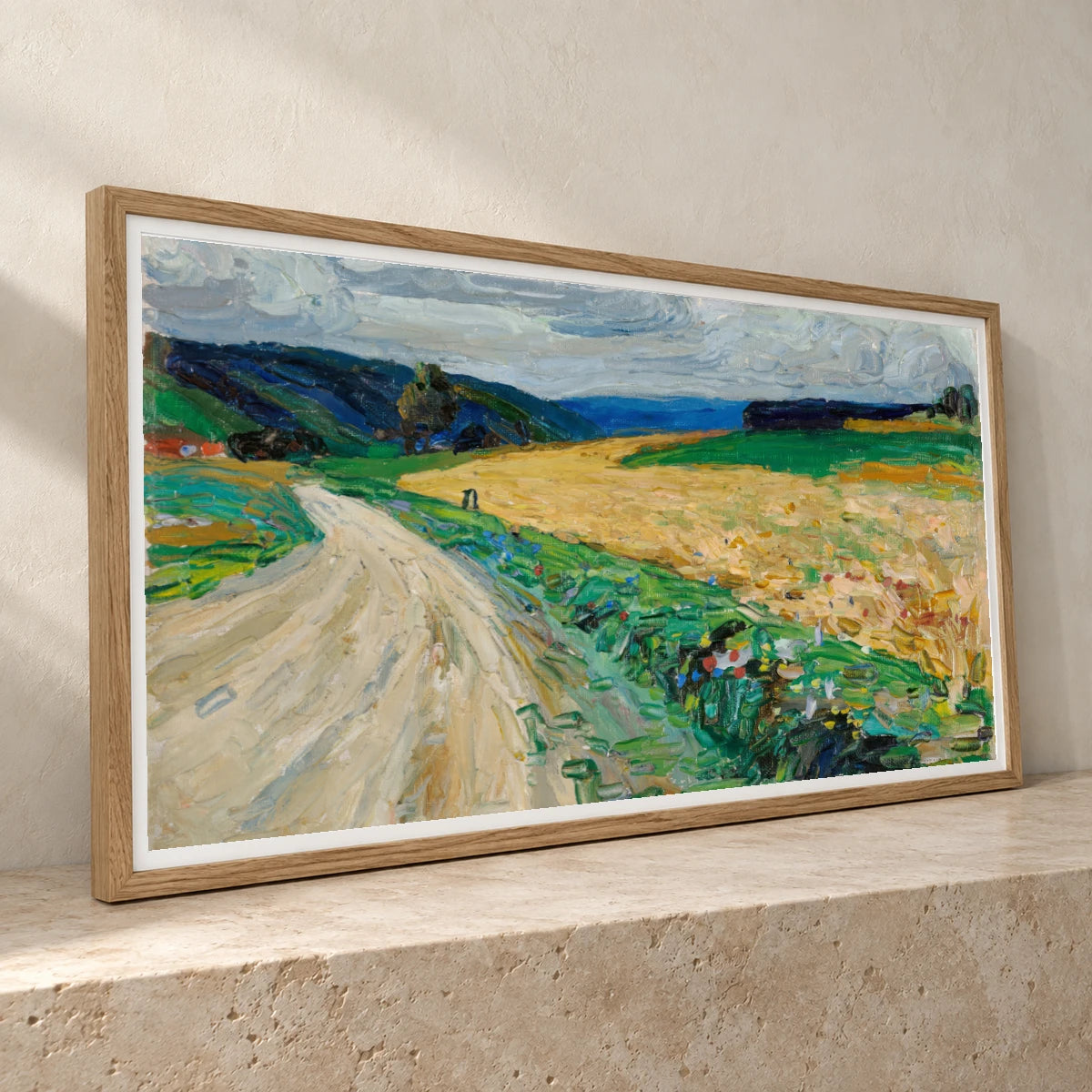 Wassily Kandinsky Kallmünz – Nature Study On The Yellow Stagecoach (1903) — Wassily Kandinsky wassily kandinsky print by SaamCrafts