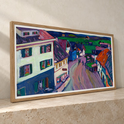 Wassily Kandinsky Murnau – View From The Window Of The Griesbräu (1908) — Wassily Kandinsky wassily kandinsky print by SaamCrafts