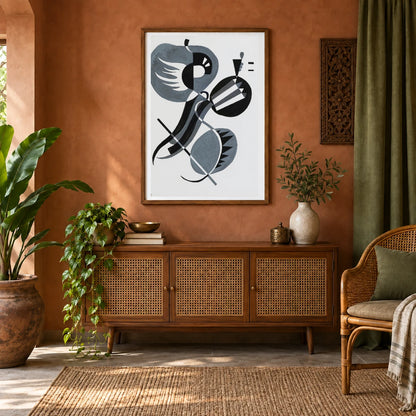 Wassily Kandinsky Sans Titre (1934) — Wassily Kandinsky shown in a styled interior