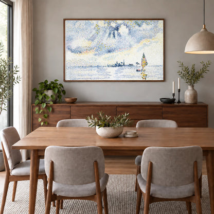 Sunset On The Lagoon, Venice — Modern & Contemporary shown in a styled interior