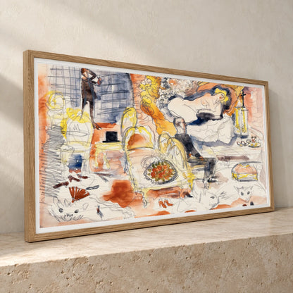 (1915) Harles Demuth — Abstract abstract print by SaamCrafts
