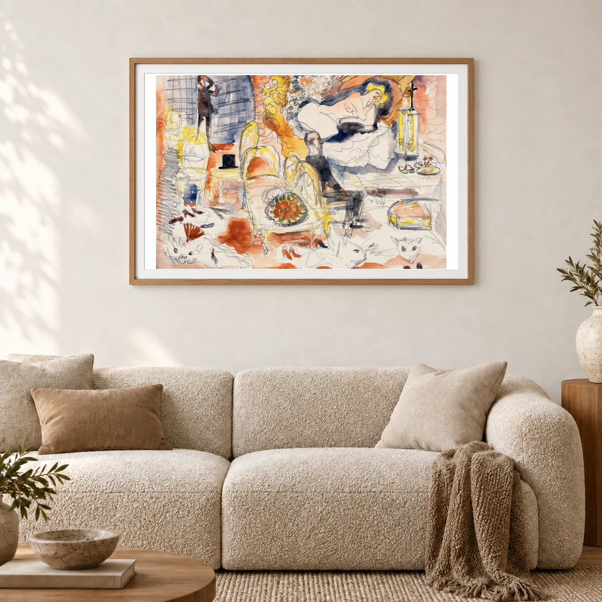 (1915) Harles Demuth — Abstract shown in a styled interior