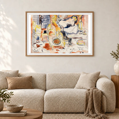 (1915) Harles Demuth — Abstract shown in a styled interior