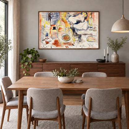 (1915) Harles Demuth — Abstract shown in a styled interior