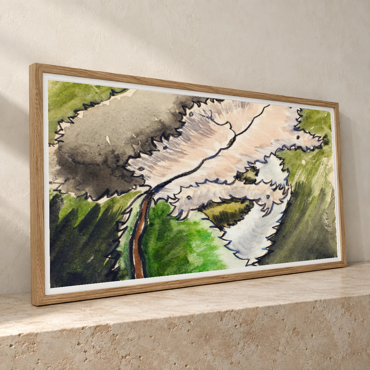 Arthur Dove S Dogwood (1931) — Abstract abstract print by SaamCrafts