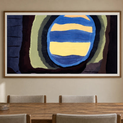 Arthur Dove S Out The Window (1939) — Abstract shown in a styled interior