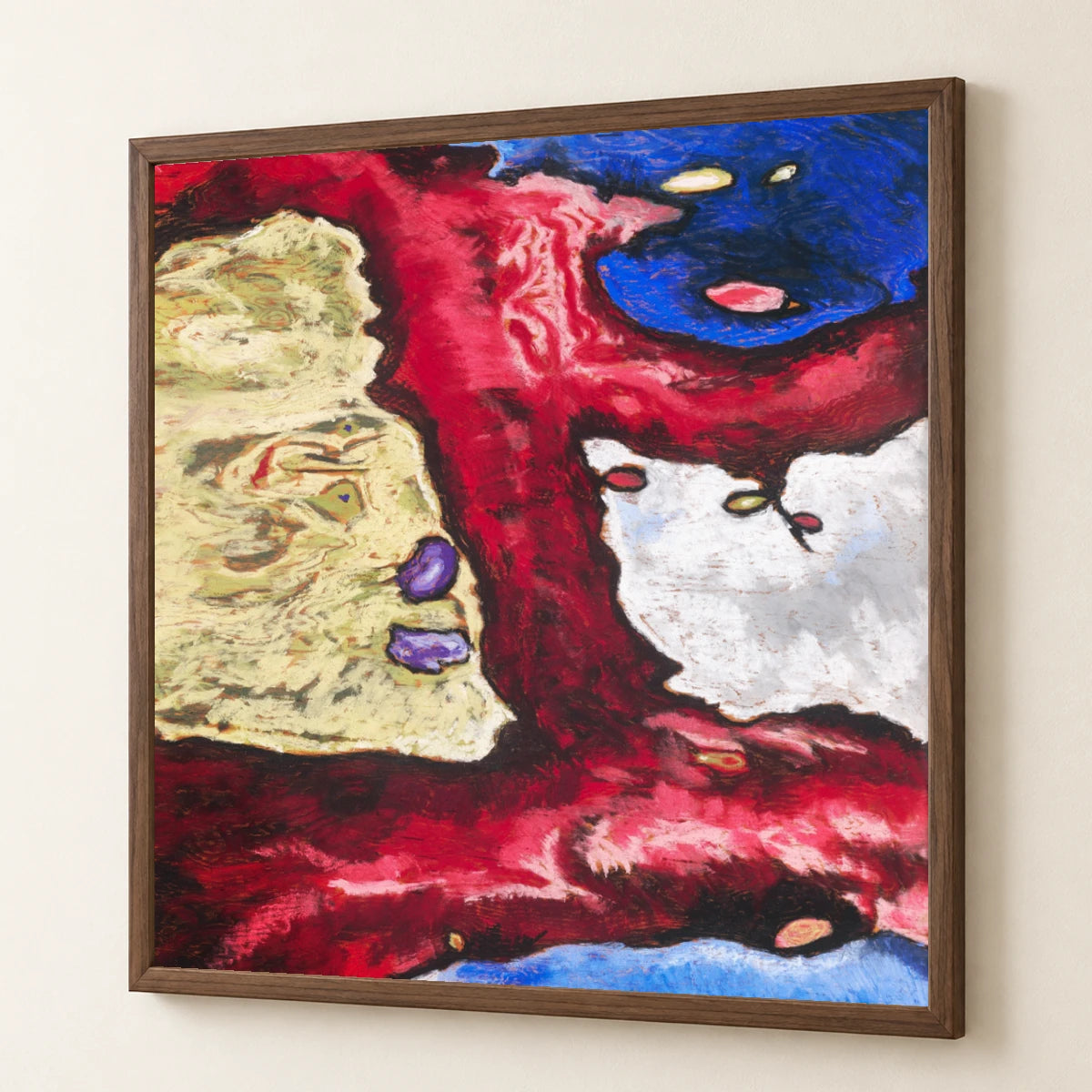 Arthur Dove S Tree Forms And Water (1928) — Abstract abstract print by SaamCrafts