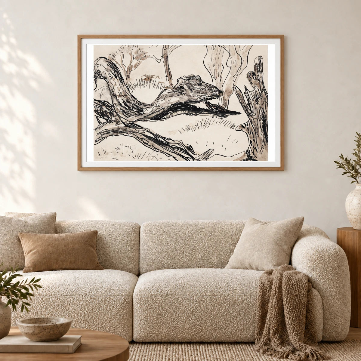 Arthur Dove S Tree Ii (1934) — Abstract shown in a styled interior