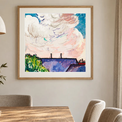 Clouds (1910–1912) Henry Lyman Sayen — Abstract shown in a styled interior