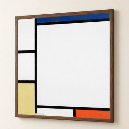 Composition With Blue, Red, Yellow, And Black (1922) Piet Mondrian — Abstract abstract print by SaamCrafts