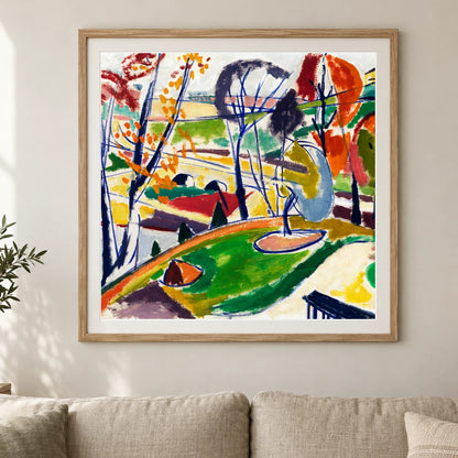 Décor Plat (1915) Henry Lyman Sayen — Abstract shown in a styled interior