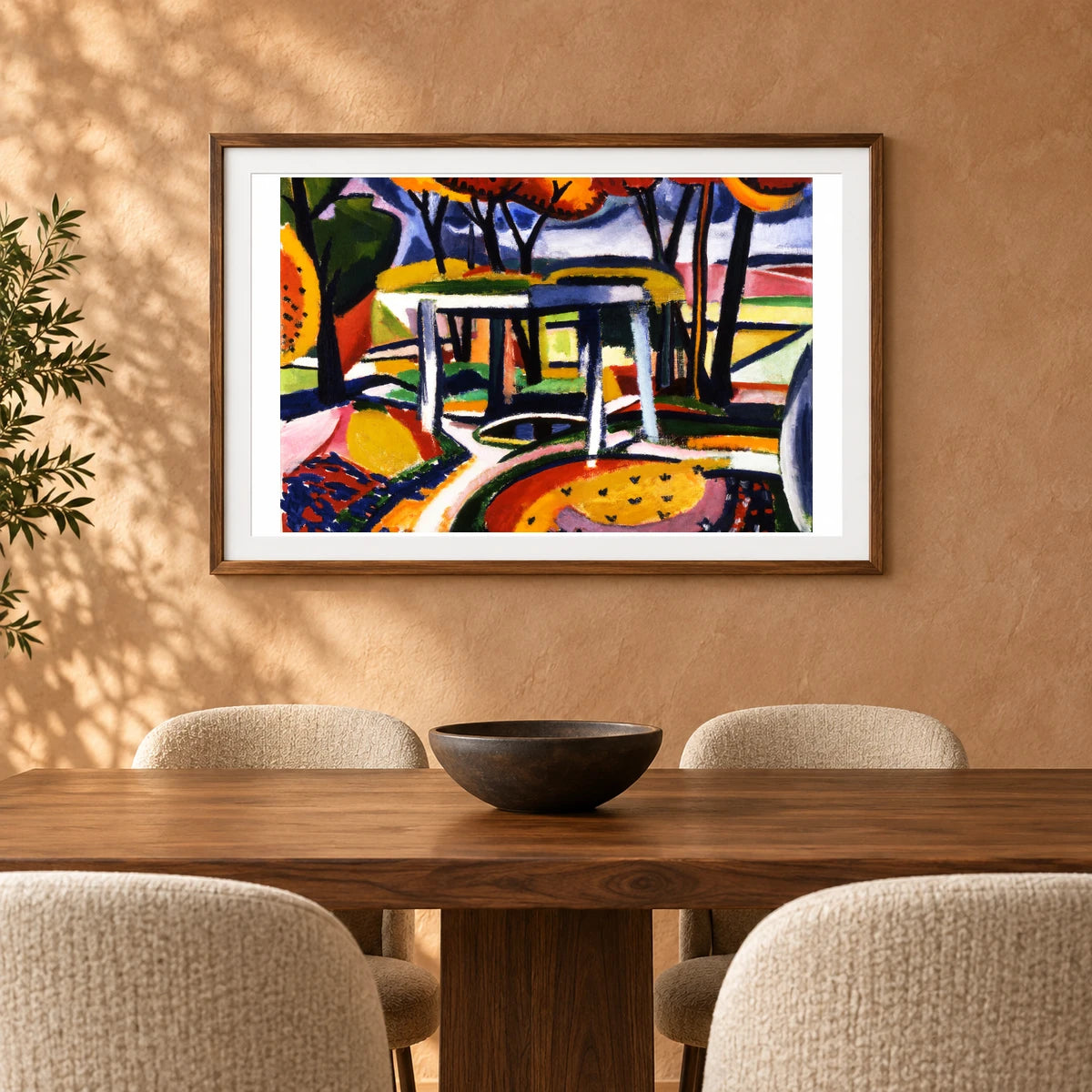 Décor Slav (ca.1915) Henry Lyman Sayen — Abstract shown in a styled interior