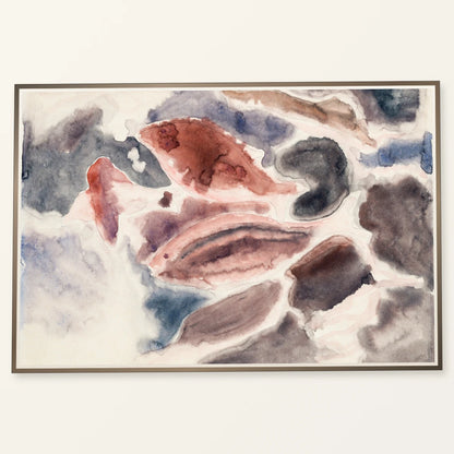 Fish Series, No. 2 (1917) Charles Demuth — Abstract abstract print by SaamCrafts
