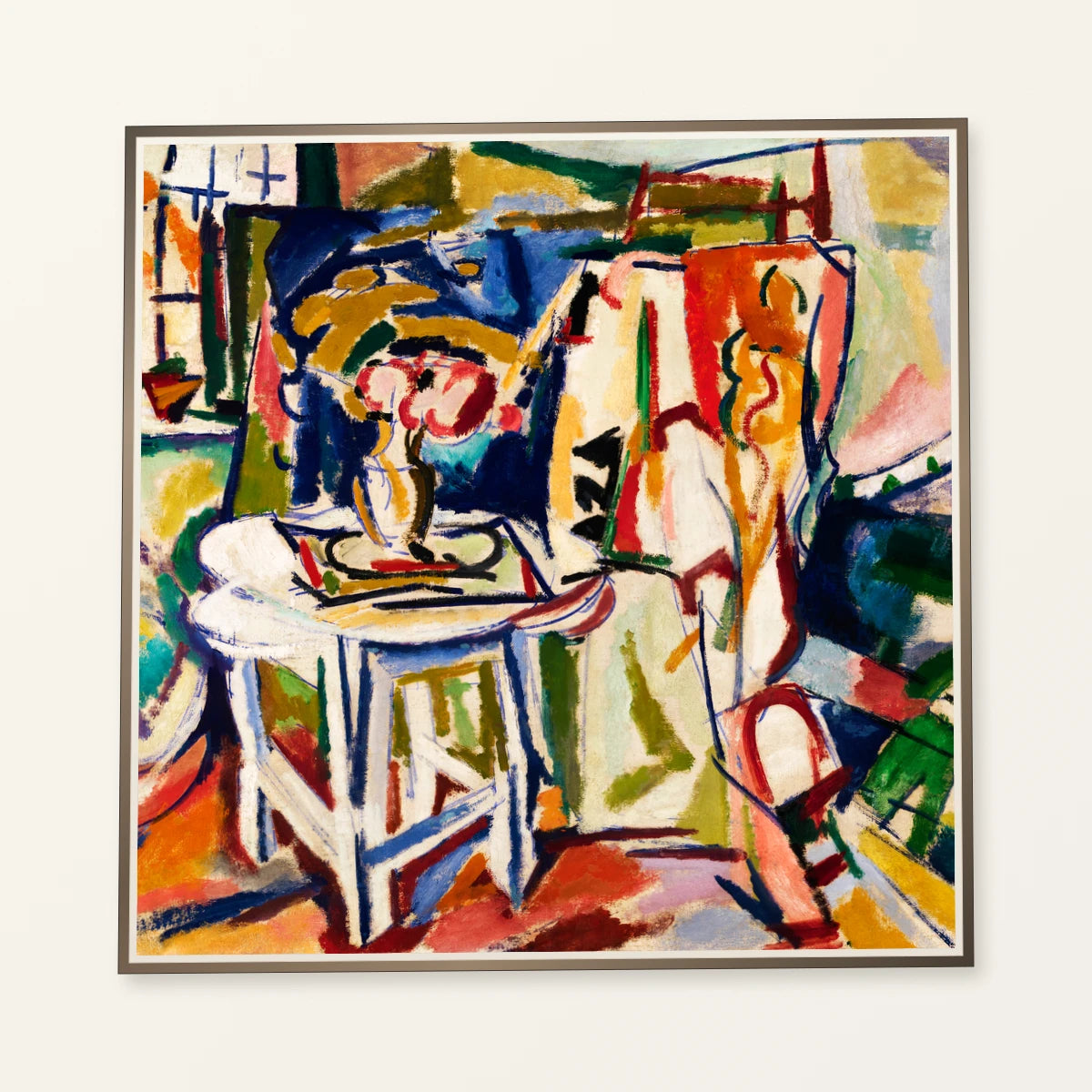 Interior (ca.1915) Henry Lyman Sayen — Abstract abstract print by SaamCrafts