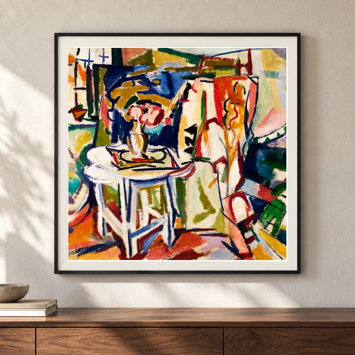 Interior (ca.1915) Henry Lyman Sayen — Abstract shown in a styled interior