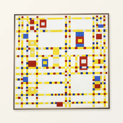 Piet Mondrian S Broadway Boogie Woogie (1942–1943) — Abstract abstract print by SaamCrafts