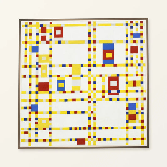 Piet Mondrian S Broadway Boogie Woogie (1942–1943) — Abstract abstract print by SaamCrafts