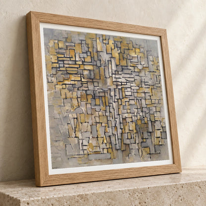 Piet Mondrian S Tableau No. 2, Composition No. Vii (1913) — Abstract abstract print by SaamCrafts