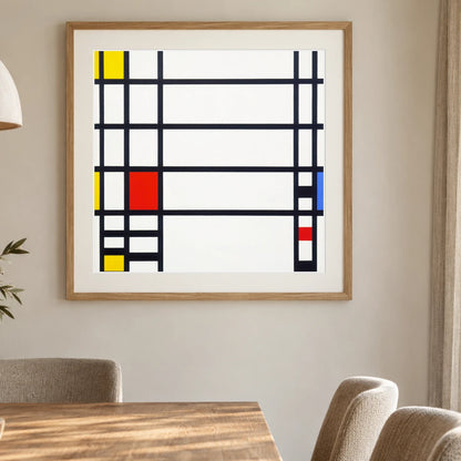 Piet Mondrian S Trafalgar Square (1939–1943) — Abstract shown in a styled interior