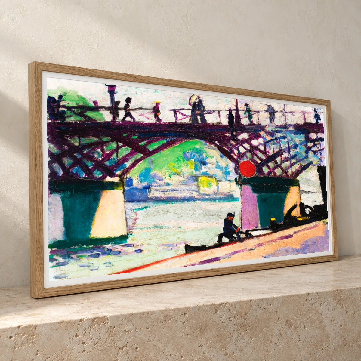 Pont Des Arts (1908–1911) Henry Lyman Sayen — Abstract abstract print by SaamCrafts
